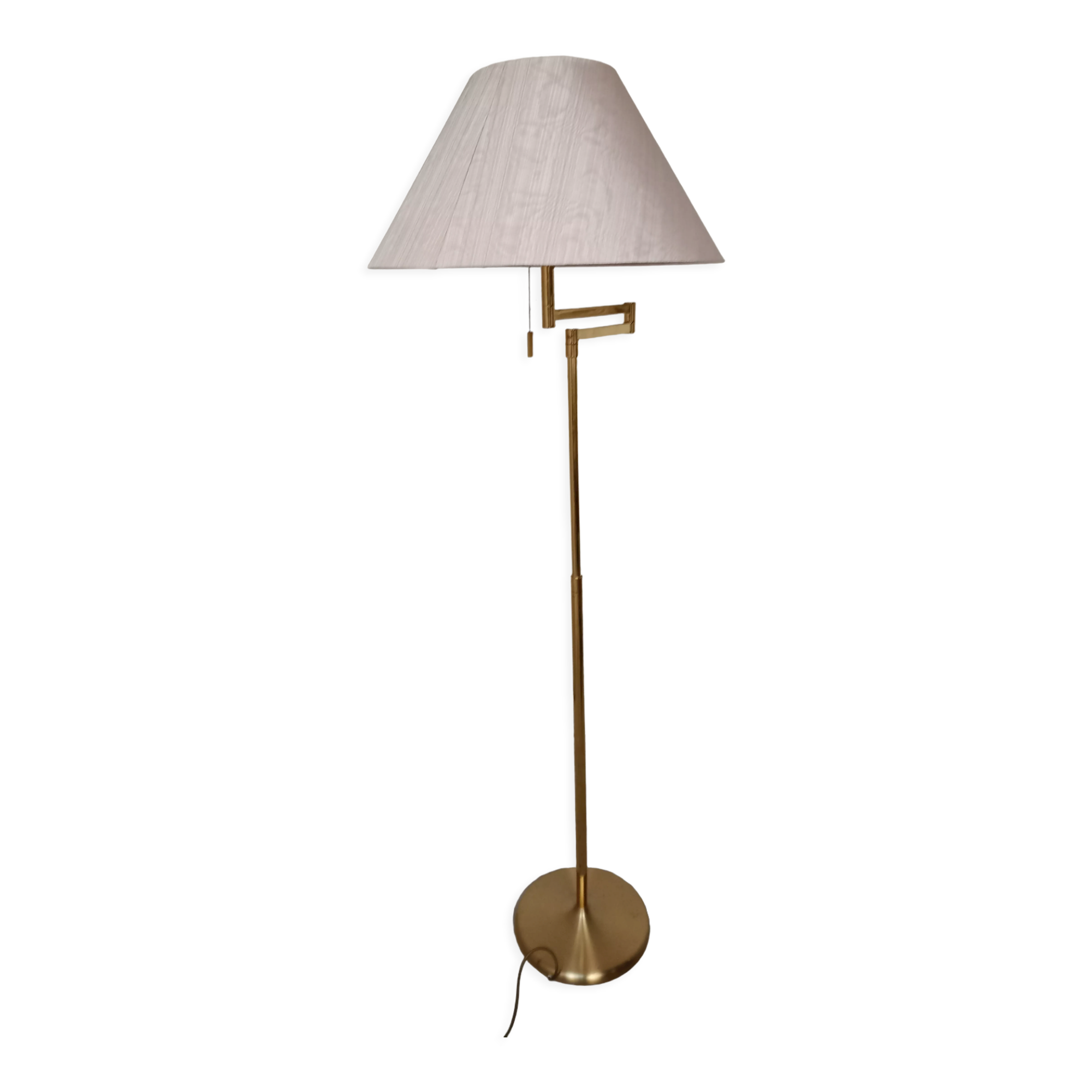 Solid brass floor lamp