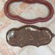 Patinated cast metal umbrella holder