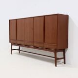 Teak Highboard by Svend Aage Madsen for K. Knudsen & Søn 1950s