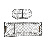 Two metal baskets