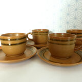 Sarreguemines sandstone coffee service