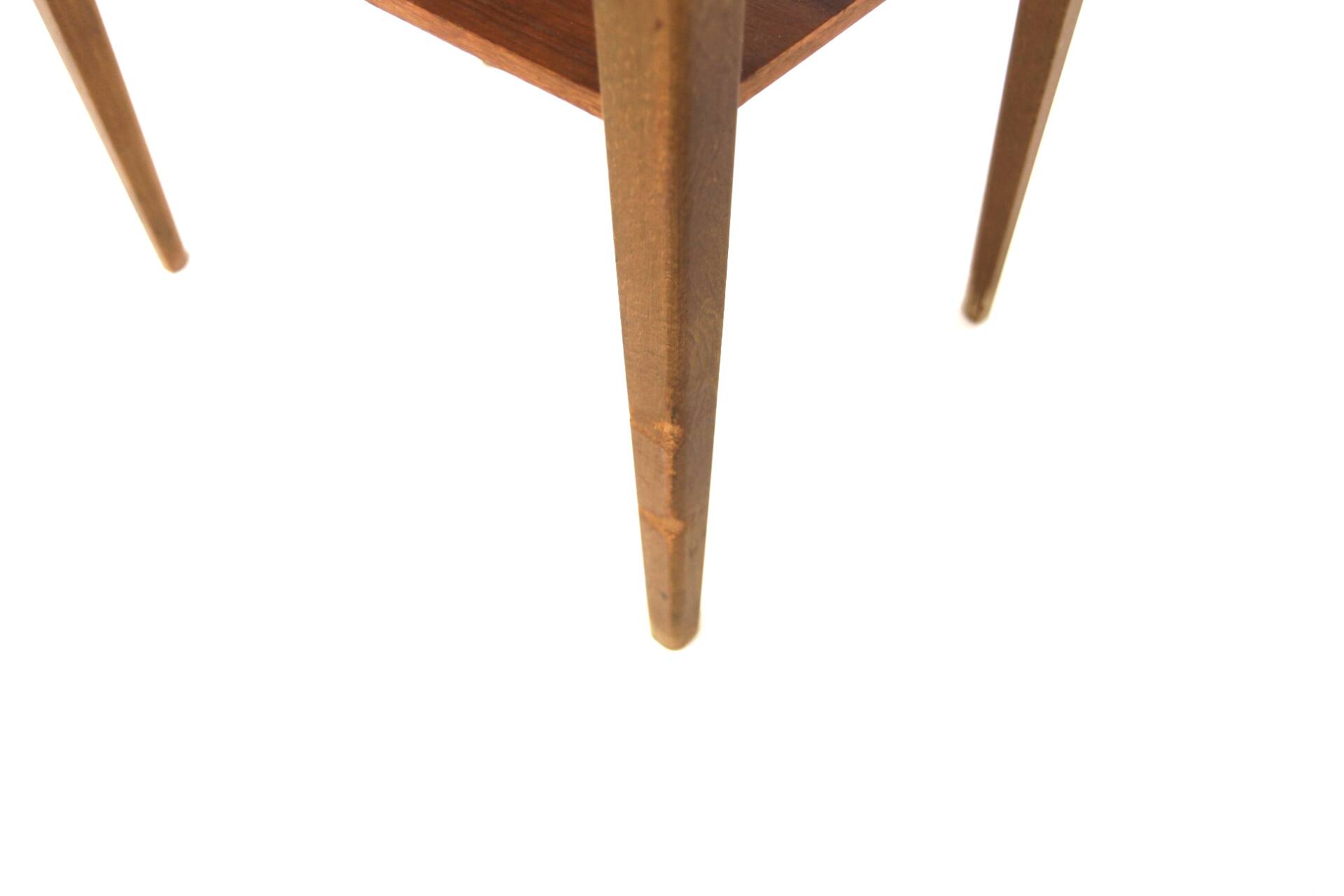 Table de chevet scandinave en teck, Suède, 1960