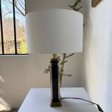 Diderot Sarco black and gold lacquered table lamp