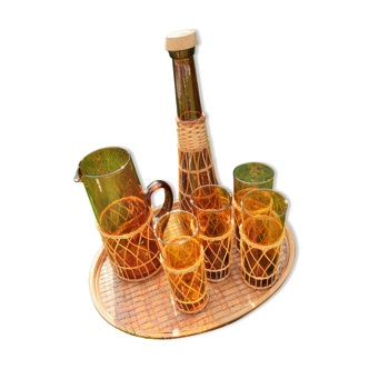 Vintage orangeade service