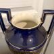 Lot 3 amphora vase boch keramis 1890 bfk fireplace garniture sèvres art deco