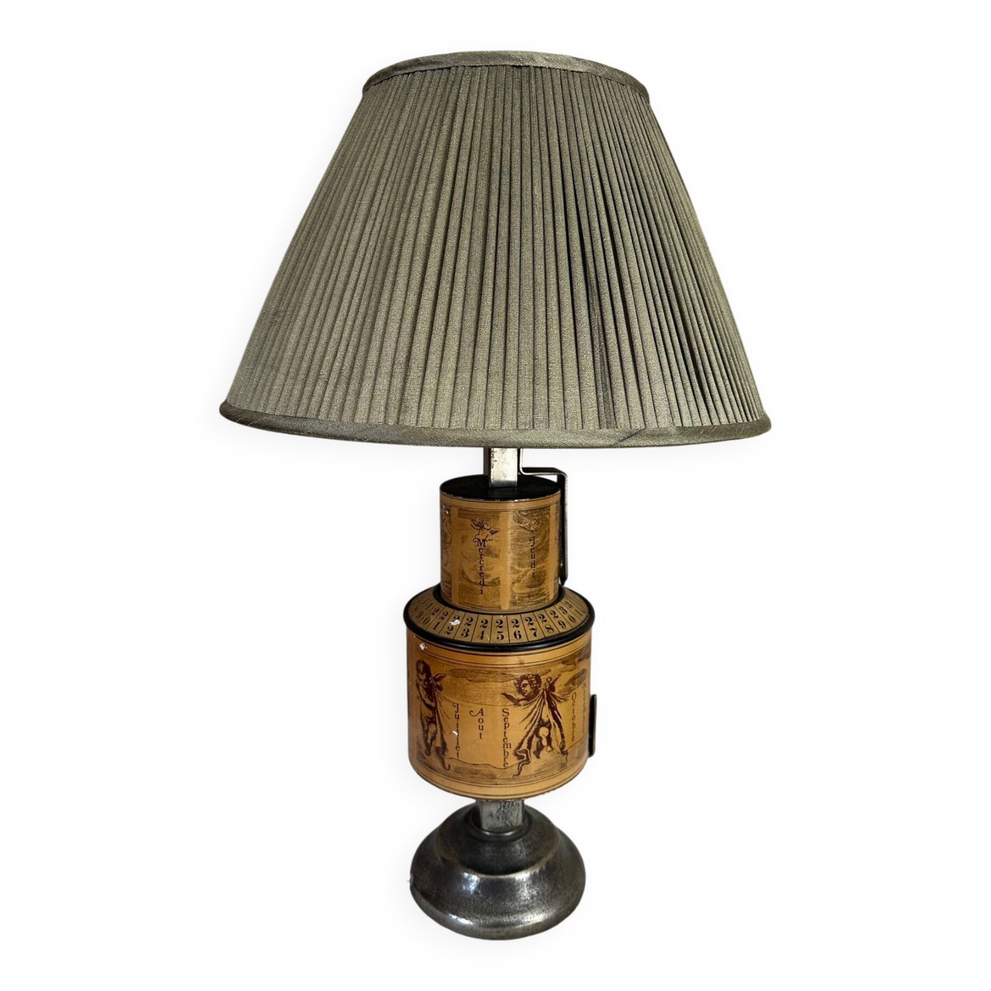 1920 Calendar Lamp