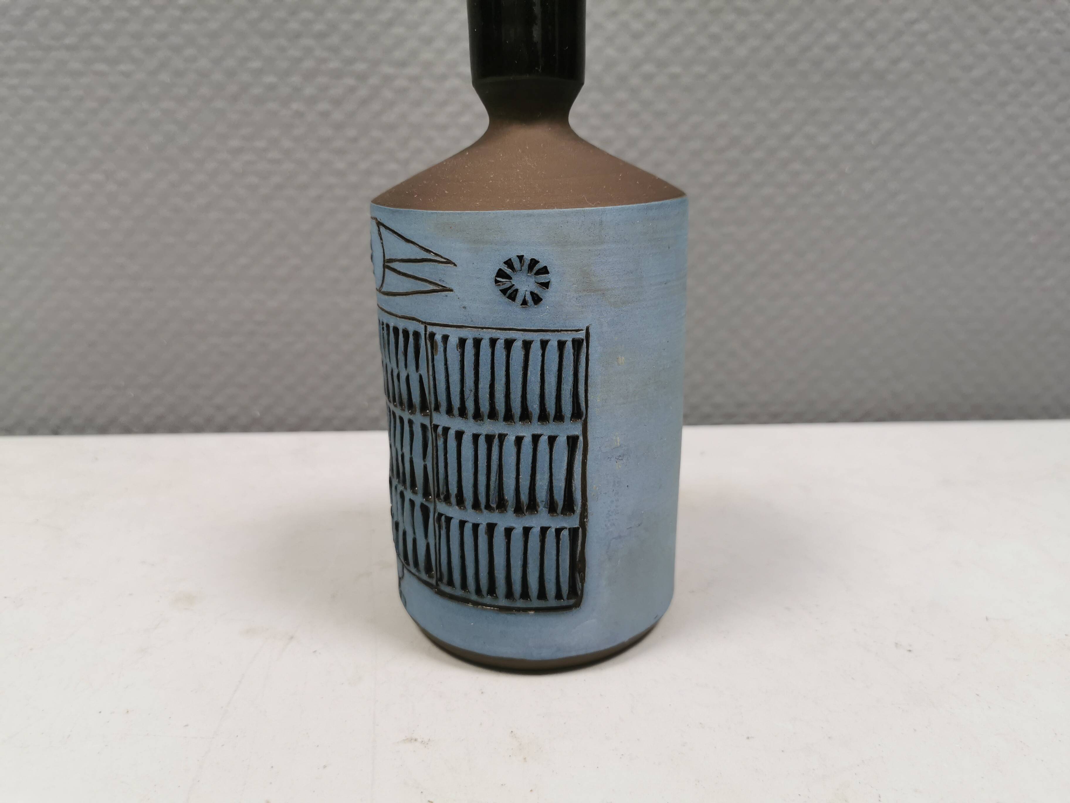 Vase by Tomas Anagrius for Allingsås Ceramics 1960s Sweden.