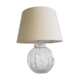 Lamp glass ball blown mathias vintage