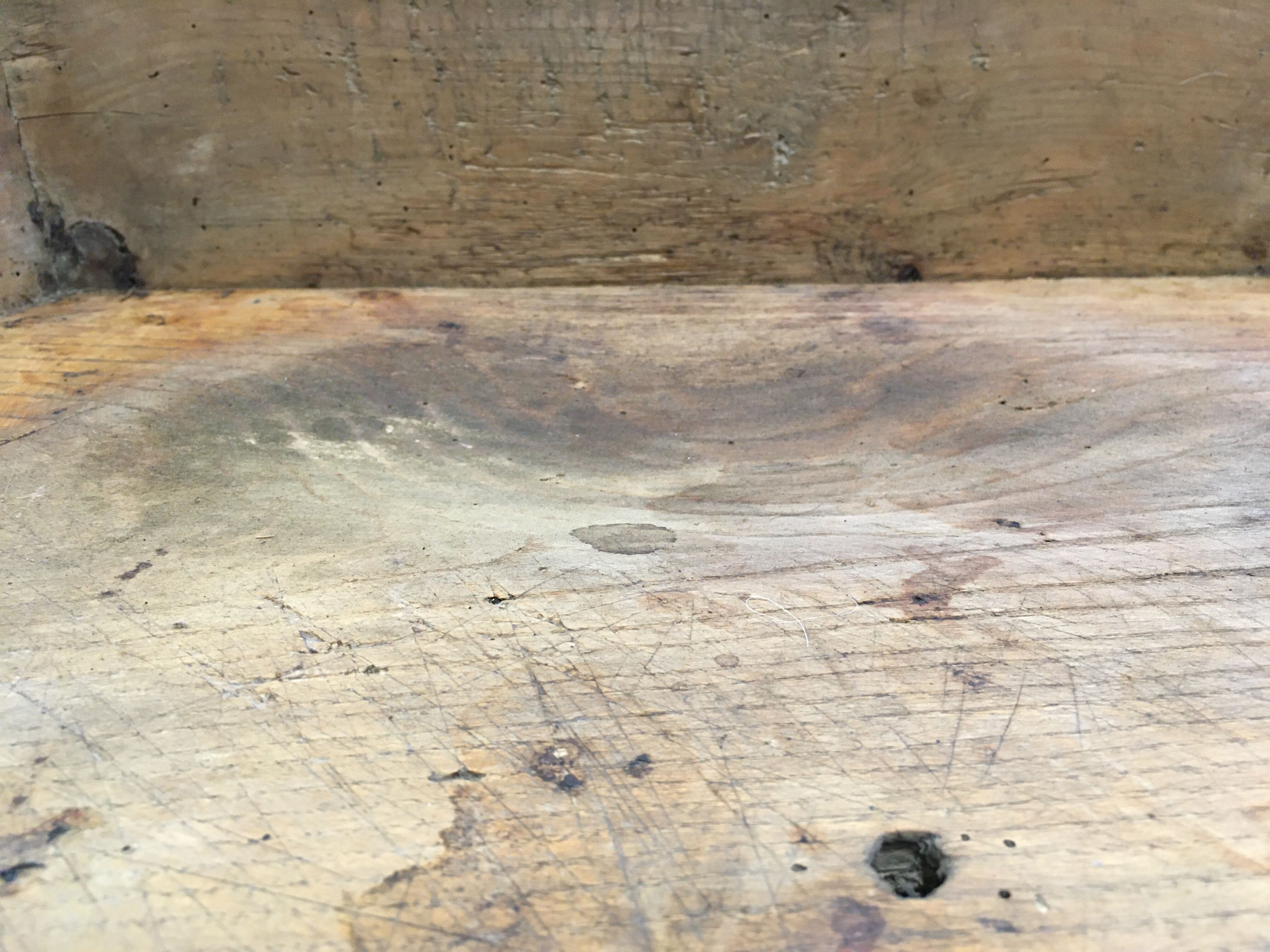 Butcher's log tray old grocery store