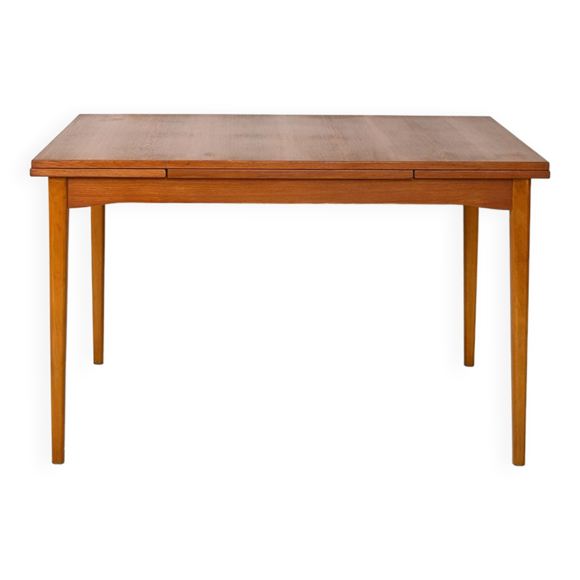 Scandinavian extending teak table