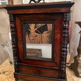 Verriot display case in rosewood, 19th century