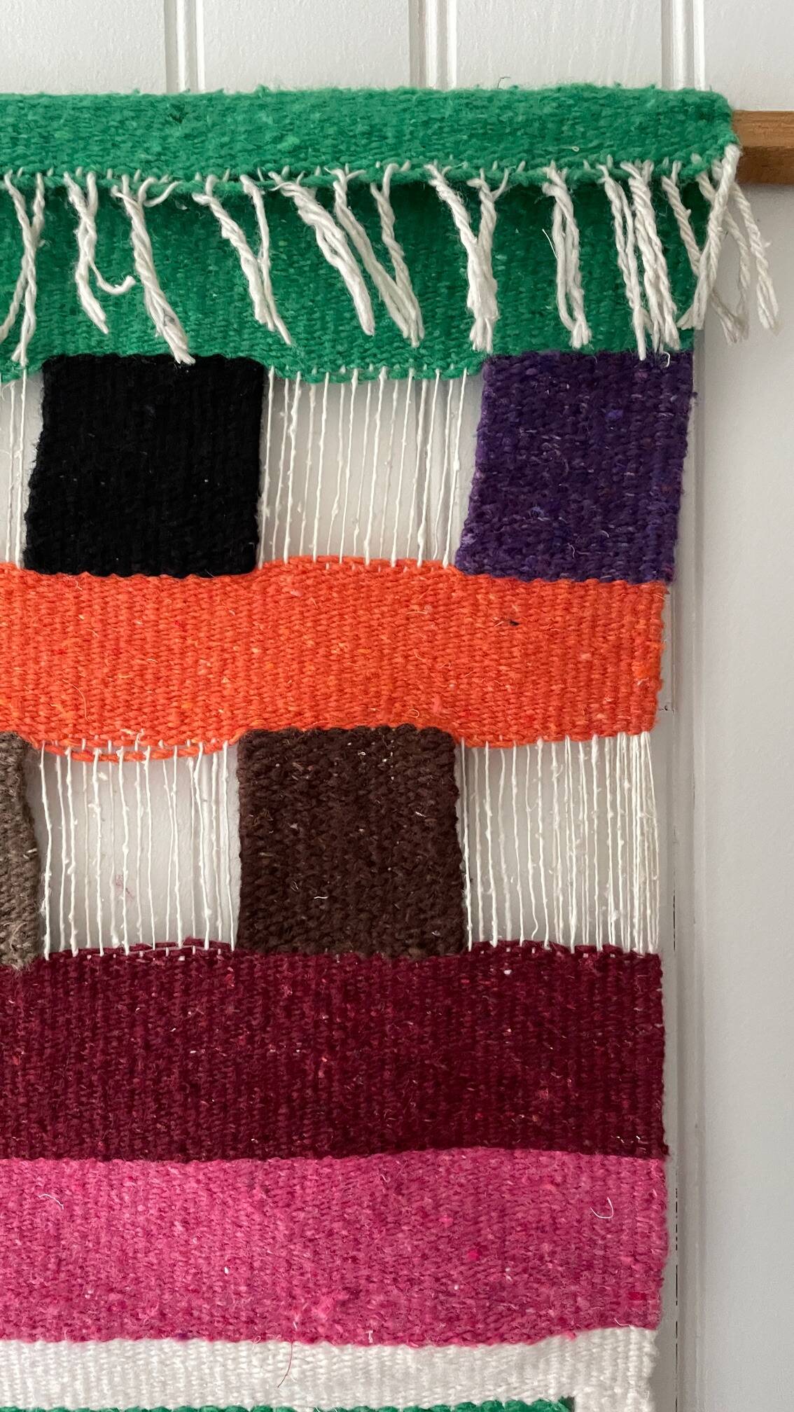 Vintage mexican decorative tapestry