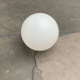 Vintage floor lamp in the shape of a globe from the French space age by SCE, France.