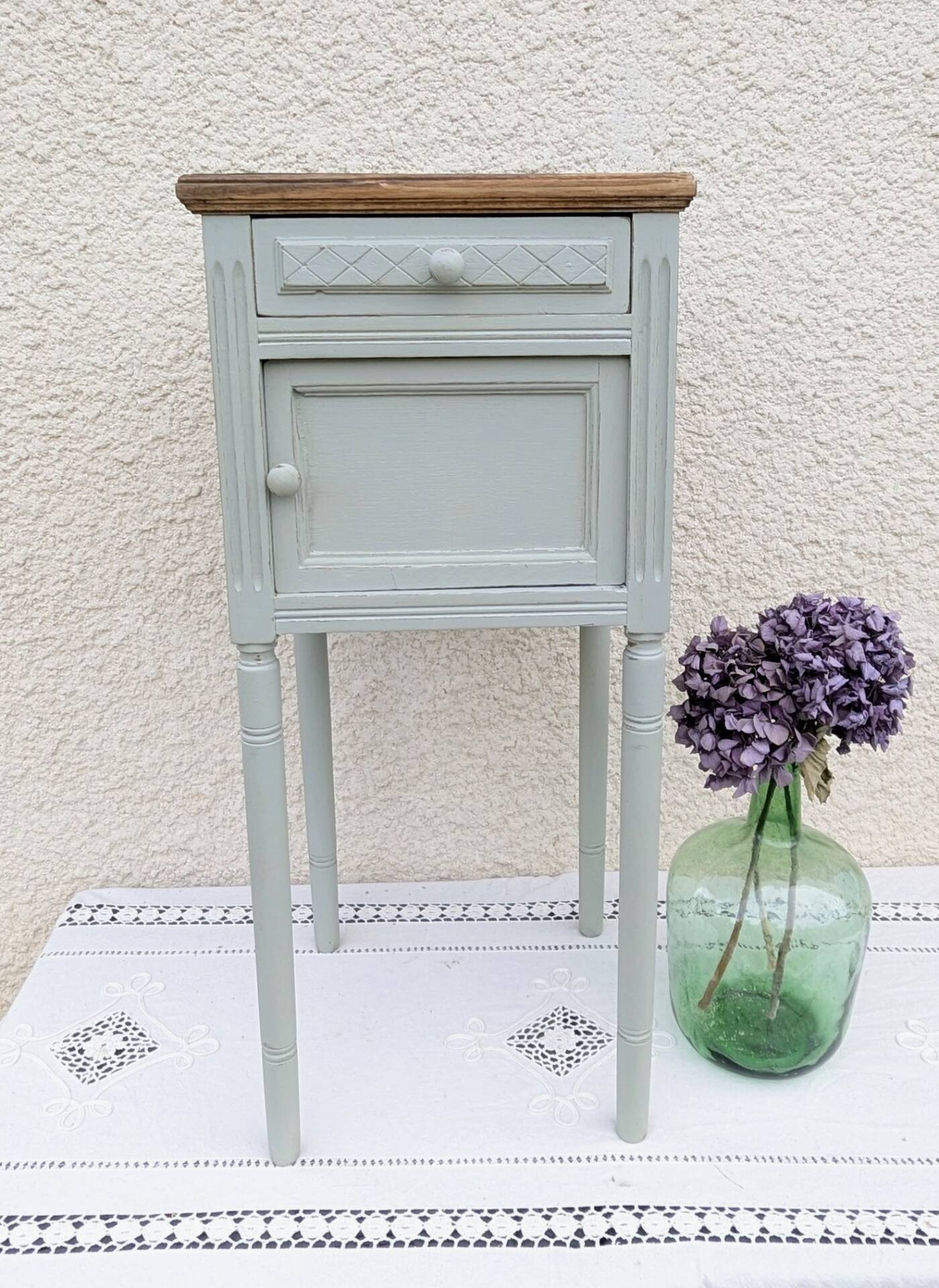 Shabby chic bedside table