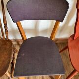 Set of 4 mismatched chairs