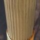 80s gold-plated brass halogen floor lamp