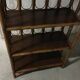 Rattan bookcase 70s