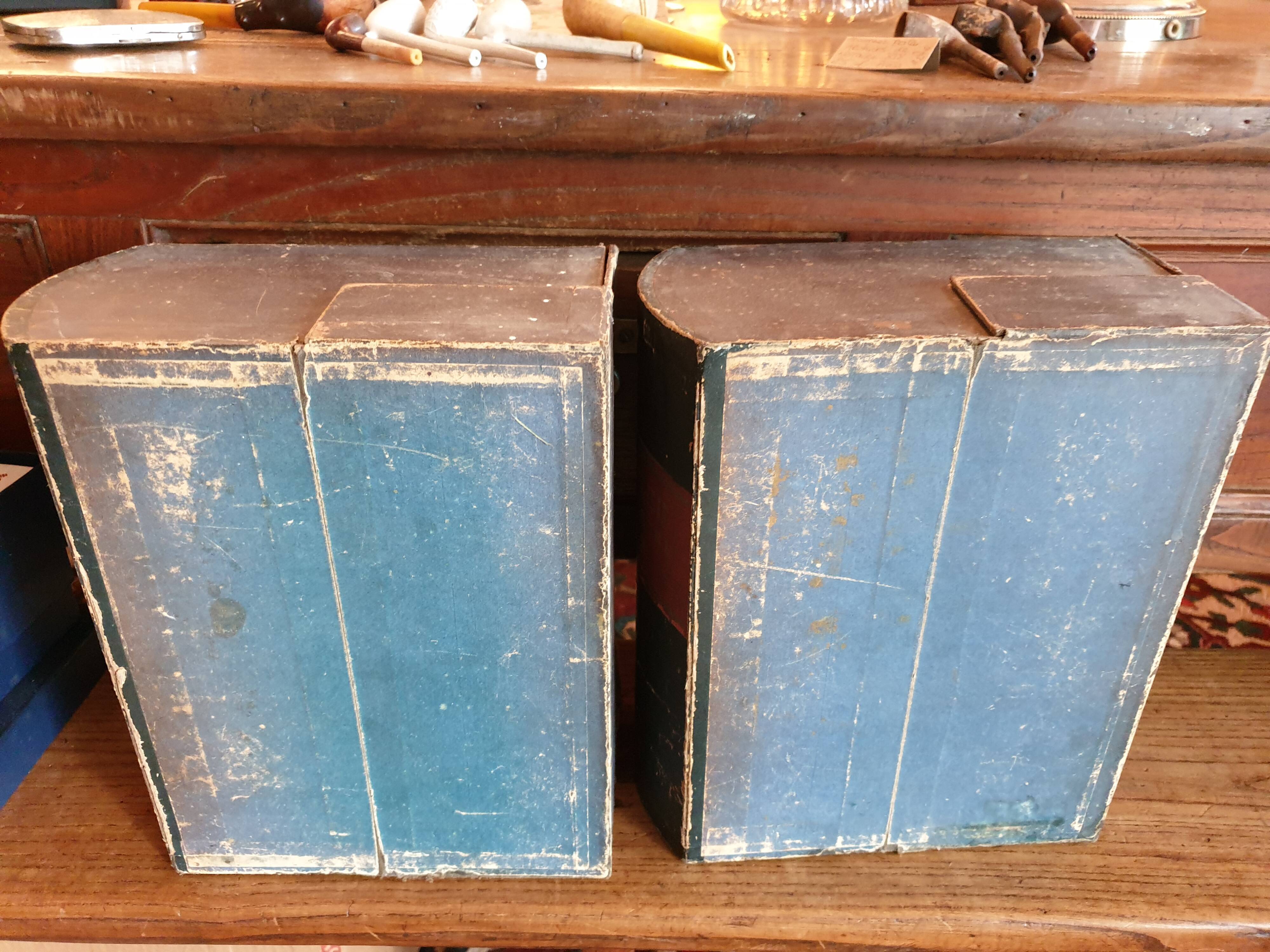 Former notary archival boxes