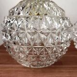 Pair of vintage glass wall sconces