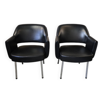 Lot de 2 fauteuils Deauville conçues par Marc et Pierre Simon pour AIRBORNE
