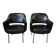 Set of 2 Deauville armchairs designed by Marc and Pierre Simon for AIRBORNE
