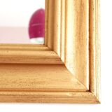 Antique gilded wooden mirror