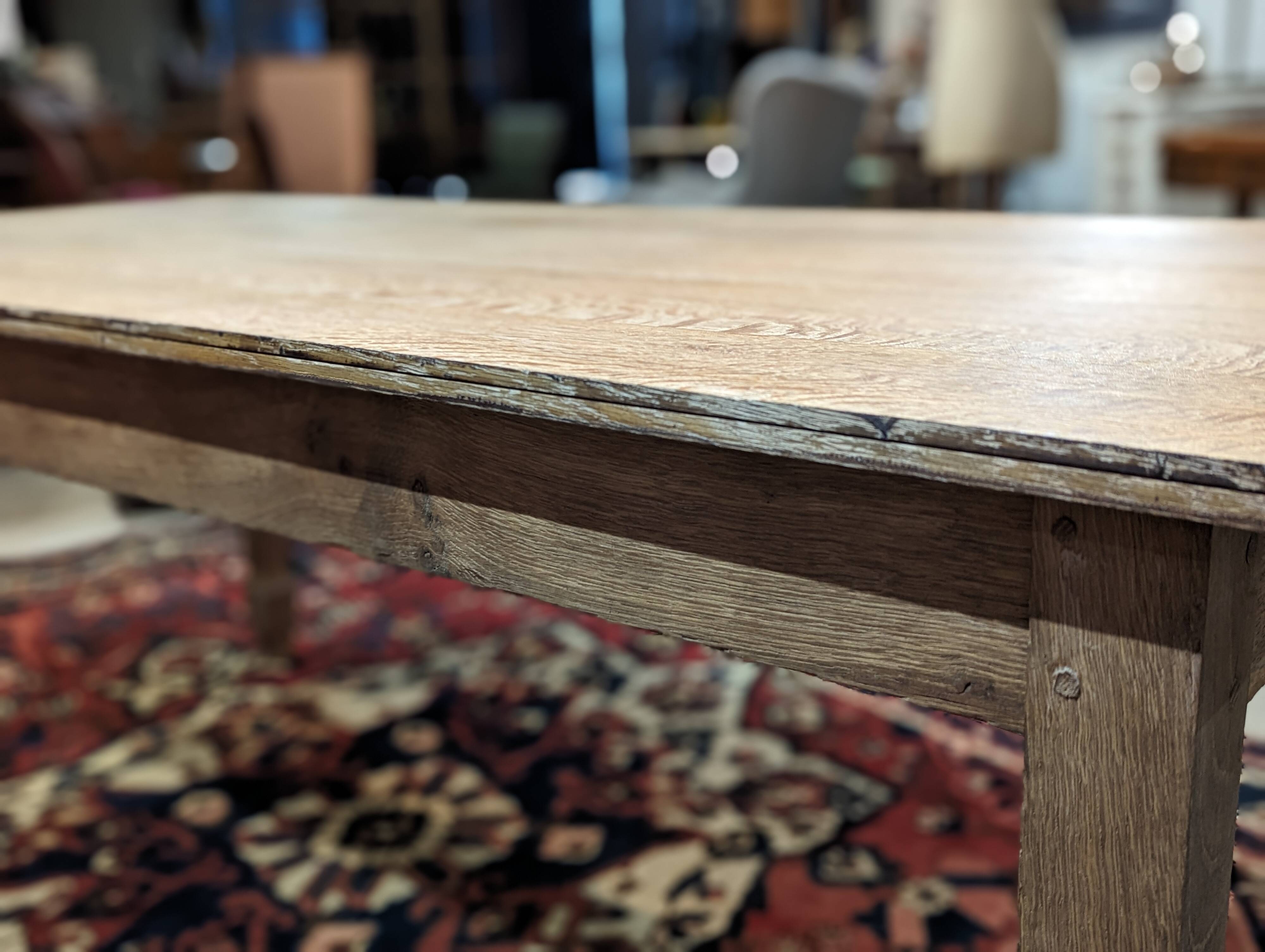 Oak farm table