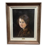 Hans Klein (1891 – November 18, 1944). “Portrait of a young girl”.