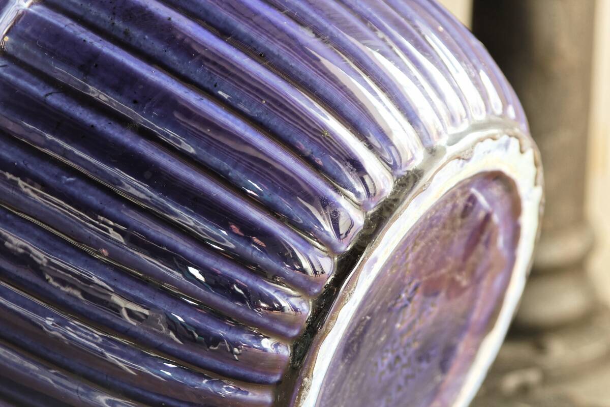 Art deco slip planter, Orchies