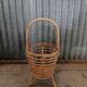 Panier en osier rotin vintage