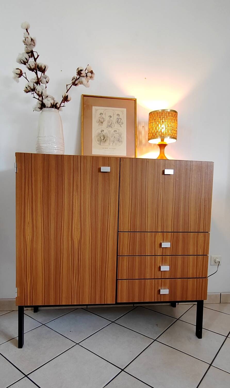 Superb and rare vintage 1960s sideboard