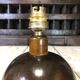 Old wooden ball lamp foot