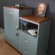 Buffet asymétrique vintage, années 50/60