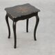 19th Century Black Wooden Side Table with Drawer, France