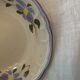 Assiettes creuses Salins France fleurs