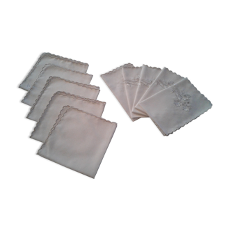 10 .vintage napkins