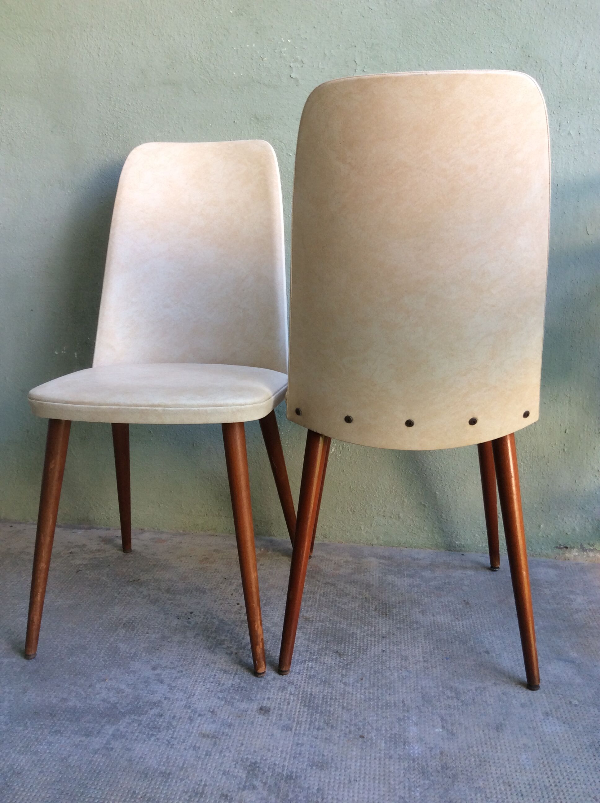 2 chairs barrel skaÏ years 50-60