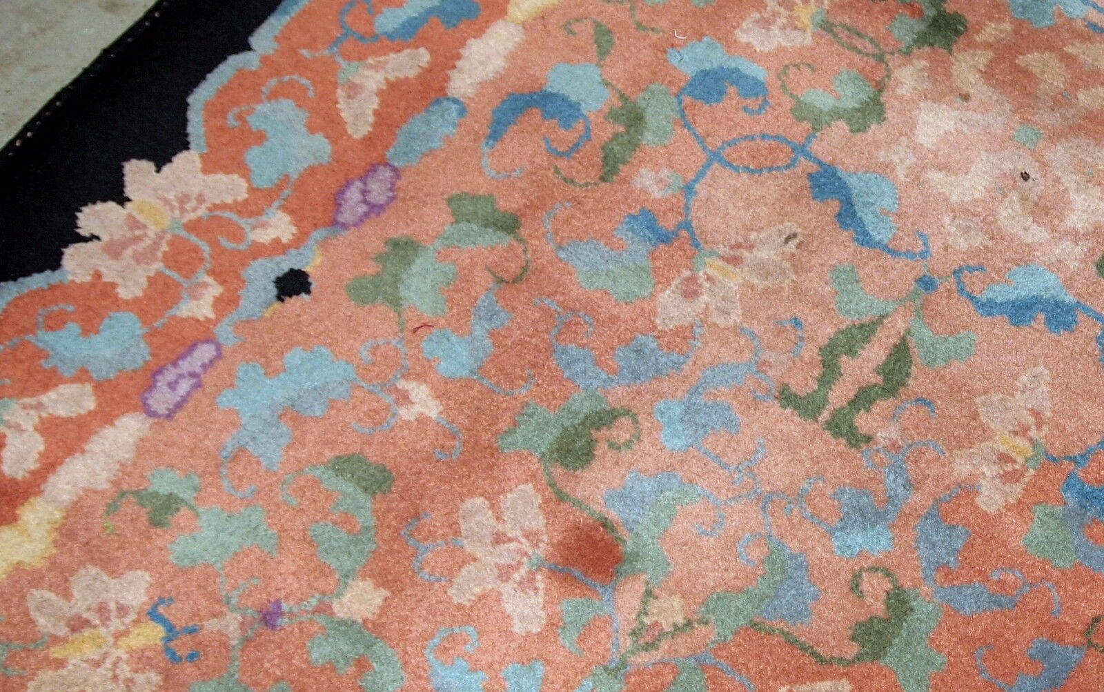 Former carpet chinese handmade 89 x 150cm, 1920