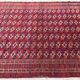 Antique traditional turkoman rug oriental hand made rug 184x124cm