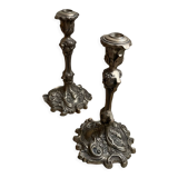 Pair of Art Nouveau Candlesticks