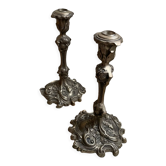 Pair of Art Nouveau Candlesticks