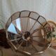 Brass suspension and smoked glass - vintage