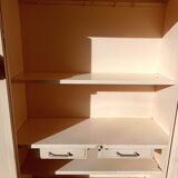 Two-door metal cabinet art deco