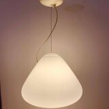 Artemide Capsule Pendant Light by Ross Lovegrove, White Glass, 2010