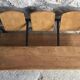 Banc ou pupitre enfant 3 places - mobilier scolaire vintage 1950