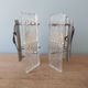 Pair of vintage frosted glass wall lamps, 1960s