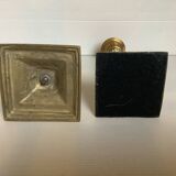 Pair of brass candlesticks