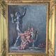 Henri duvoisin 1877-1959 oil on canvas still life empire frame, bacchus