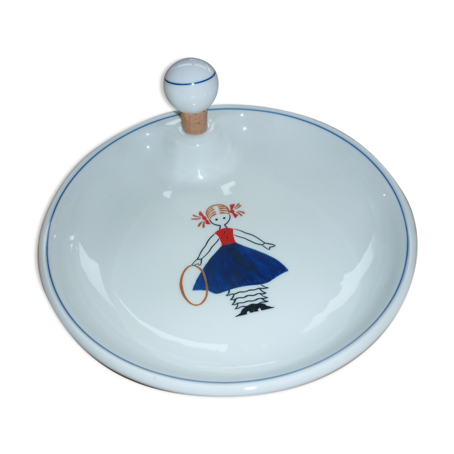 Baby Dior Hoop Little Girl Plate