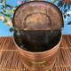 Copper and brass salt box